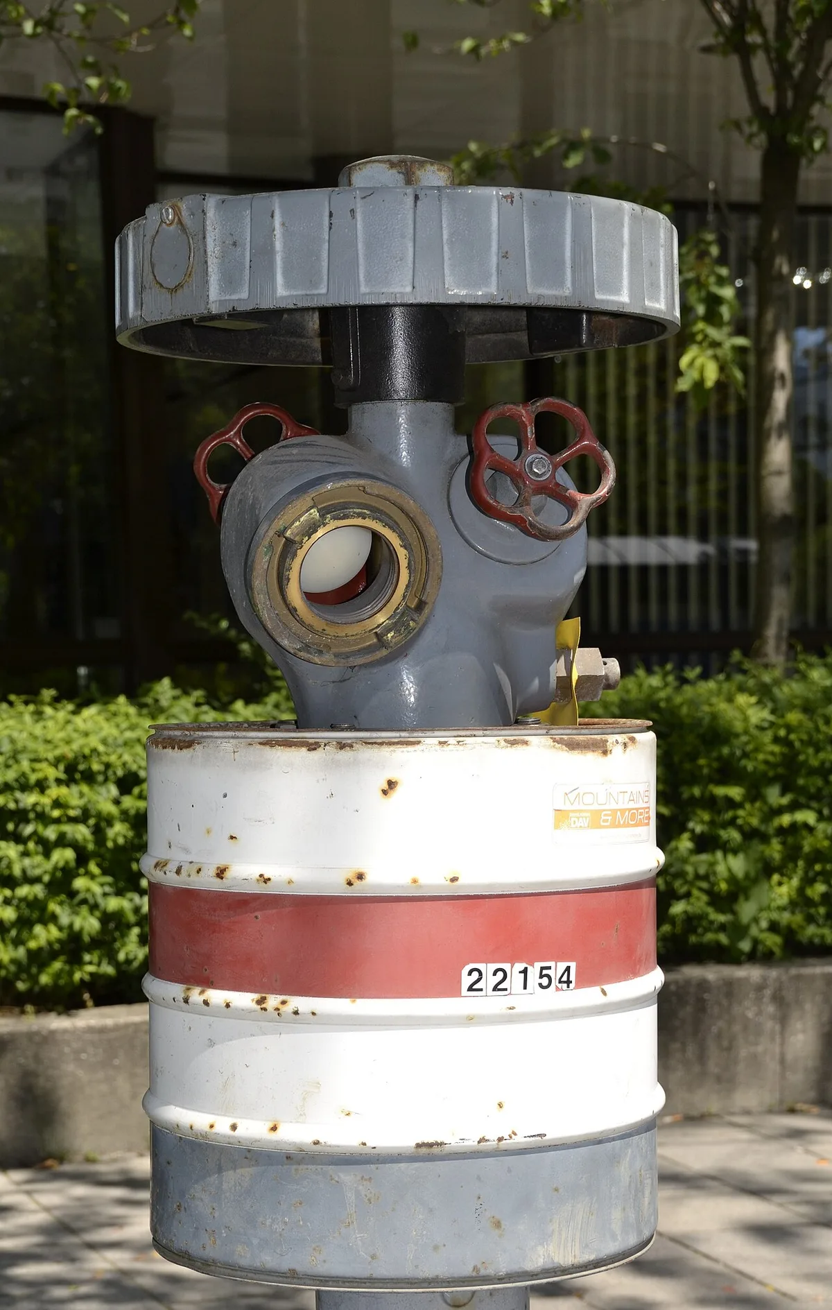 Überflurhydrant mit Fallmantel